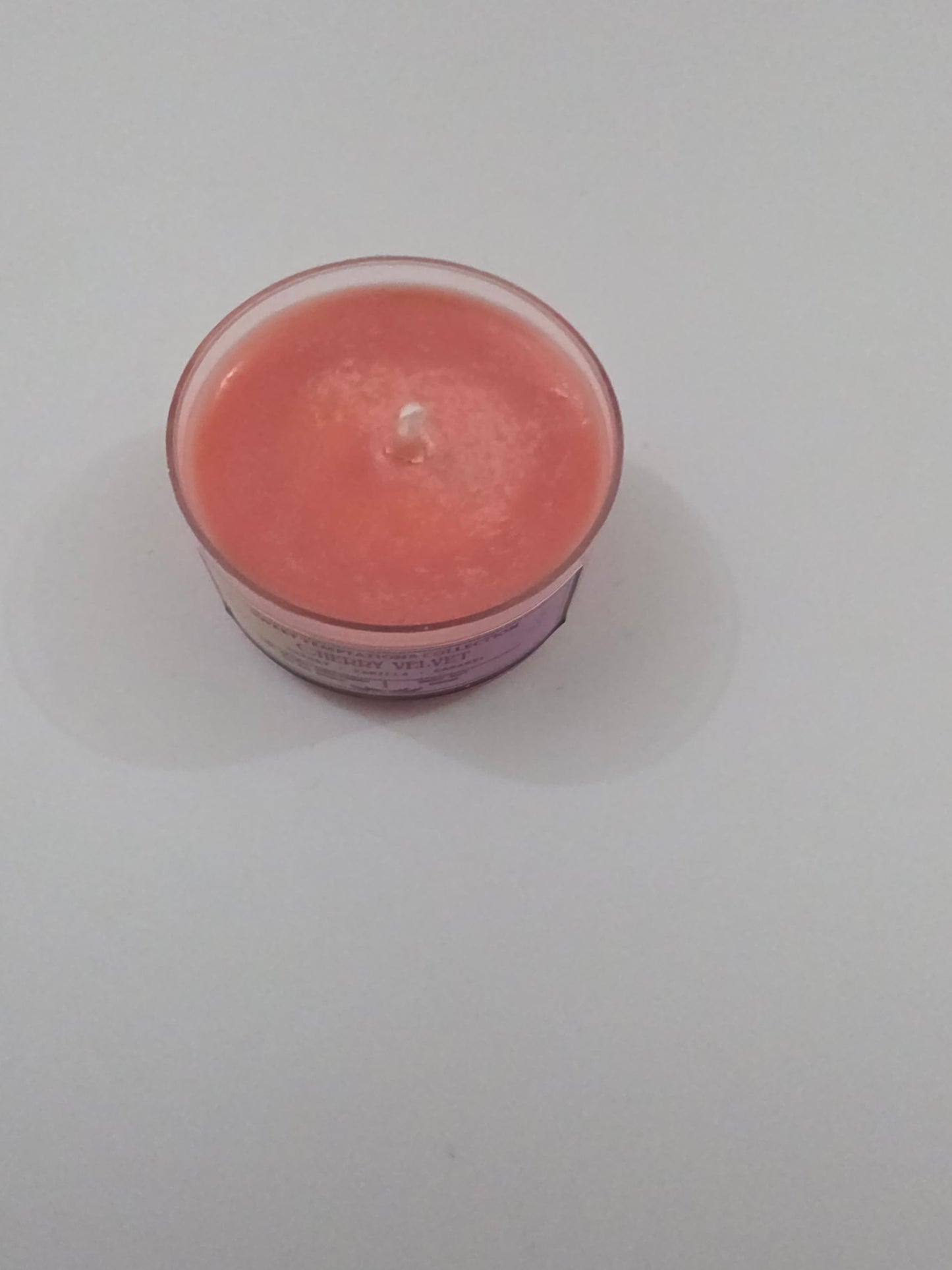 Cherry Velvet Tealight Candle