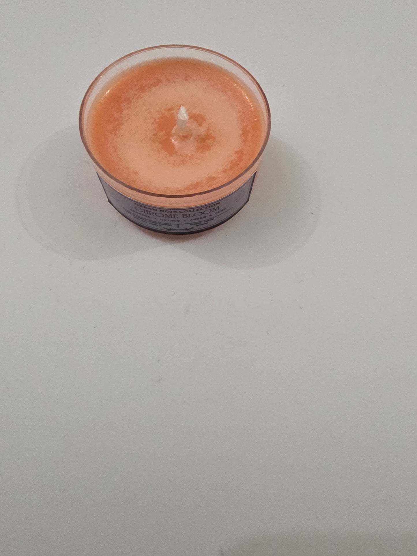 Chrome Bloom Tealight Candle