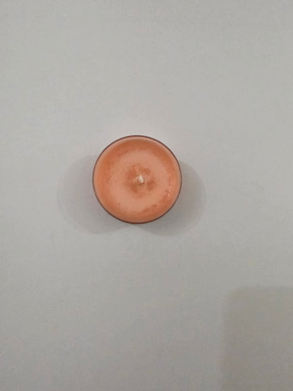 Chrome Bloom Tealight Candle
