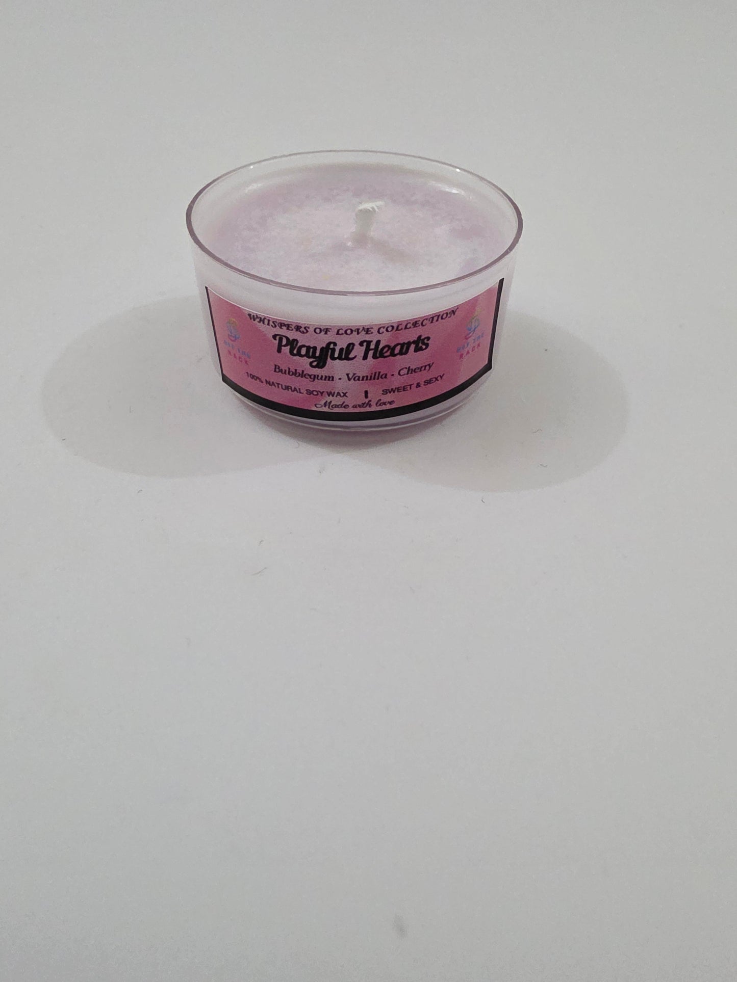 Playful Hearts Tealight Candle