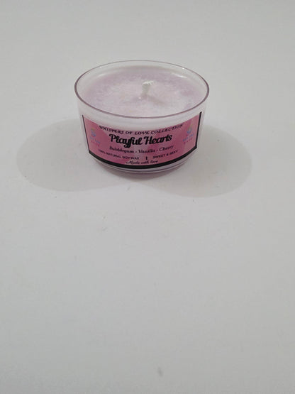 Playful Hearts Tealight Candle