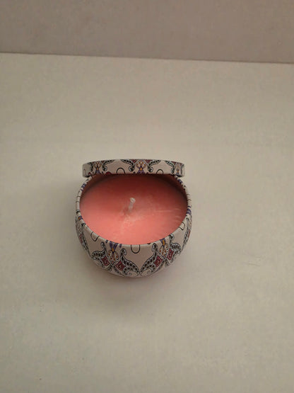Blush Reverie Mandala Tin Candle