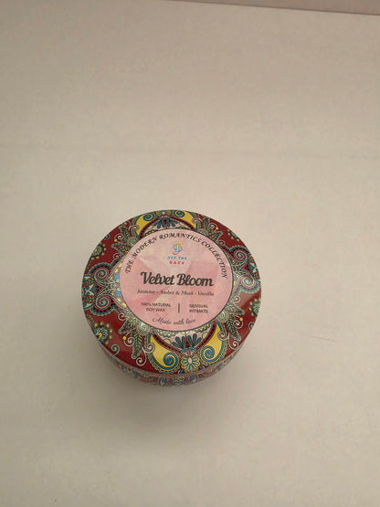 Velvet Bloom Mandala Tin Candle