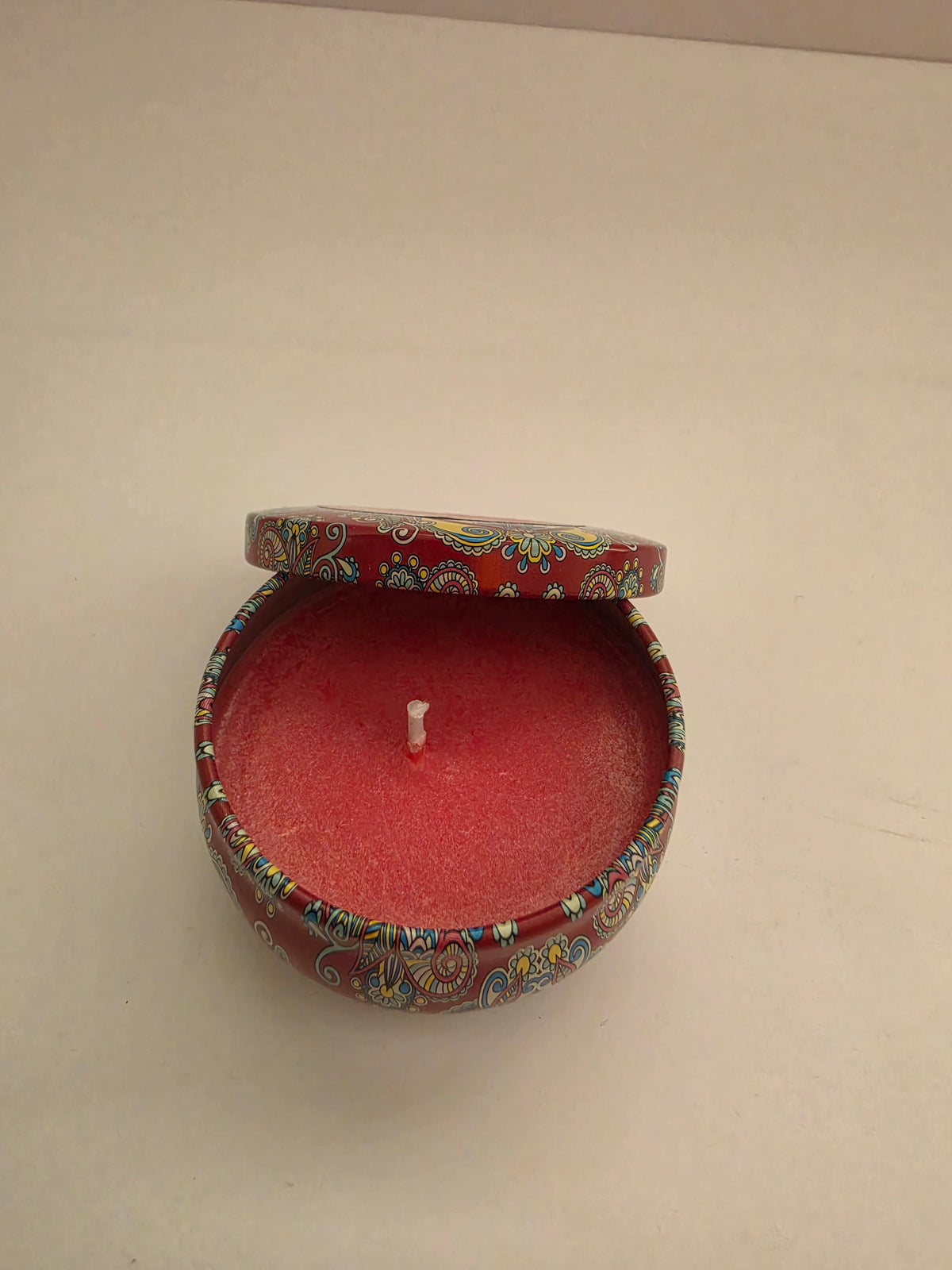 Velvet Bloom Mandala Tin Candle