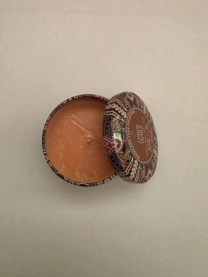 Amber Trails Mandala Tin Candle