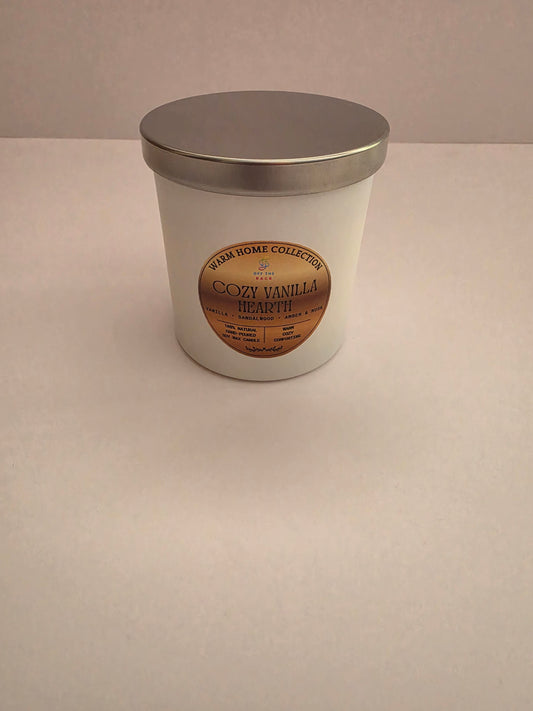 Cozy Vanilla Hearth Jar Candle