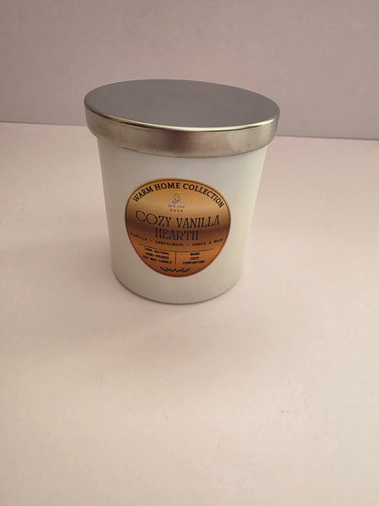 Cozy Vanilla Hearth Jar Candle