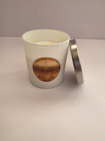 Cozy Vanilla Hearth Jar Candle