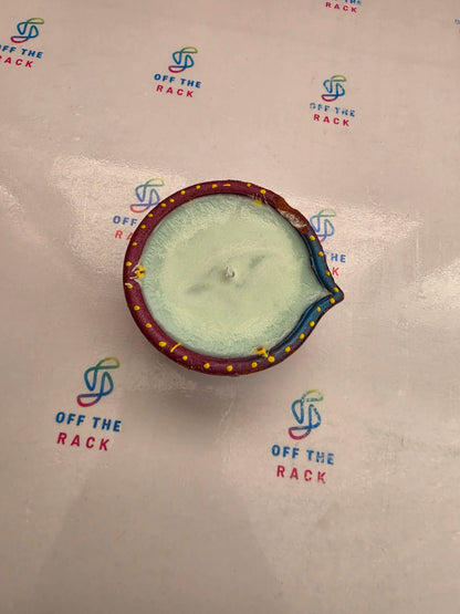 Shubh Sugandh Painted Diya Candle