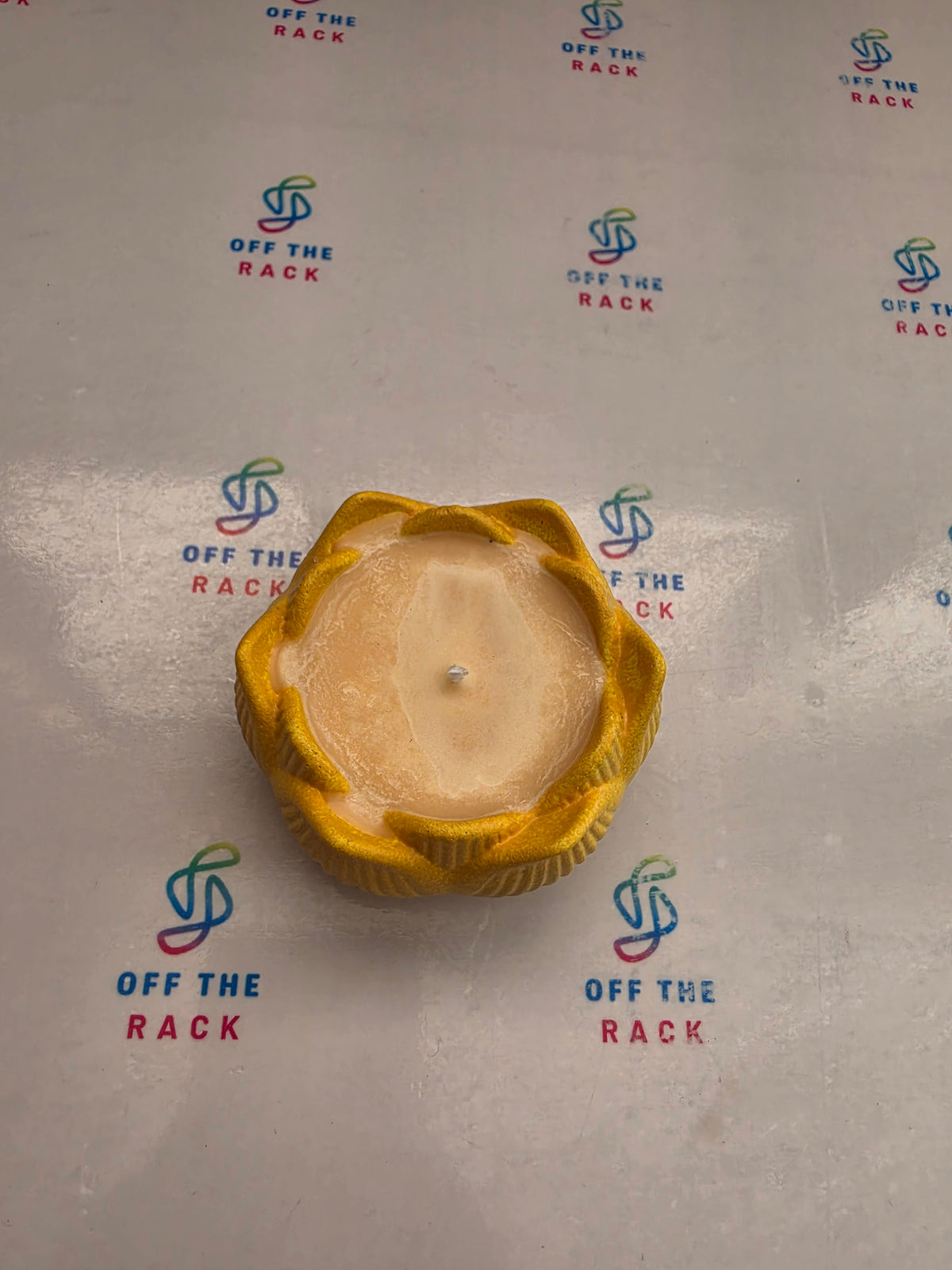 Diya & Marigold Lotus Candle