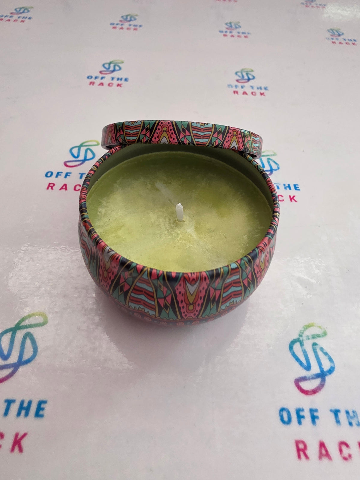 Tropical Bliss Mandala Tin Candle