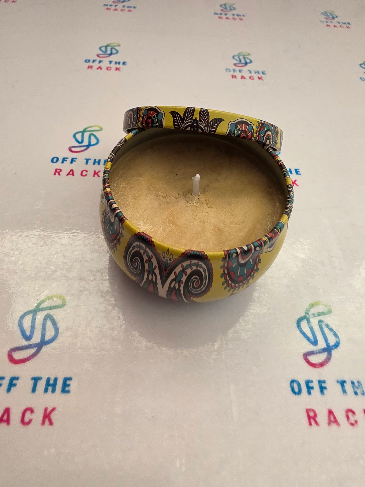 Citrus Breeze Mandala Tin Candle