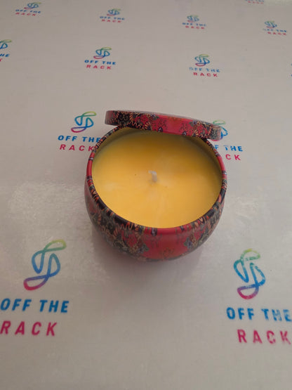 Quiet Horizon Mandala Tin Candle