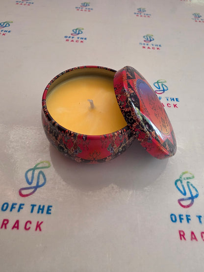 Quiet Horizon Mandala Tin Candle