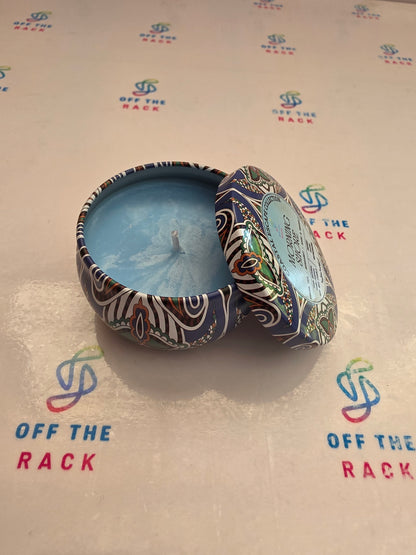 Morning Shore Mandala Tin Candle