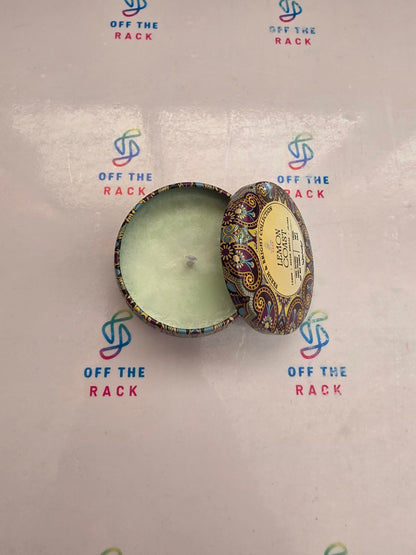 Lemon Coast Mandala Tin Candle