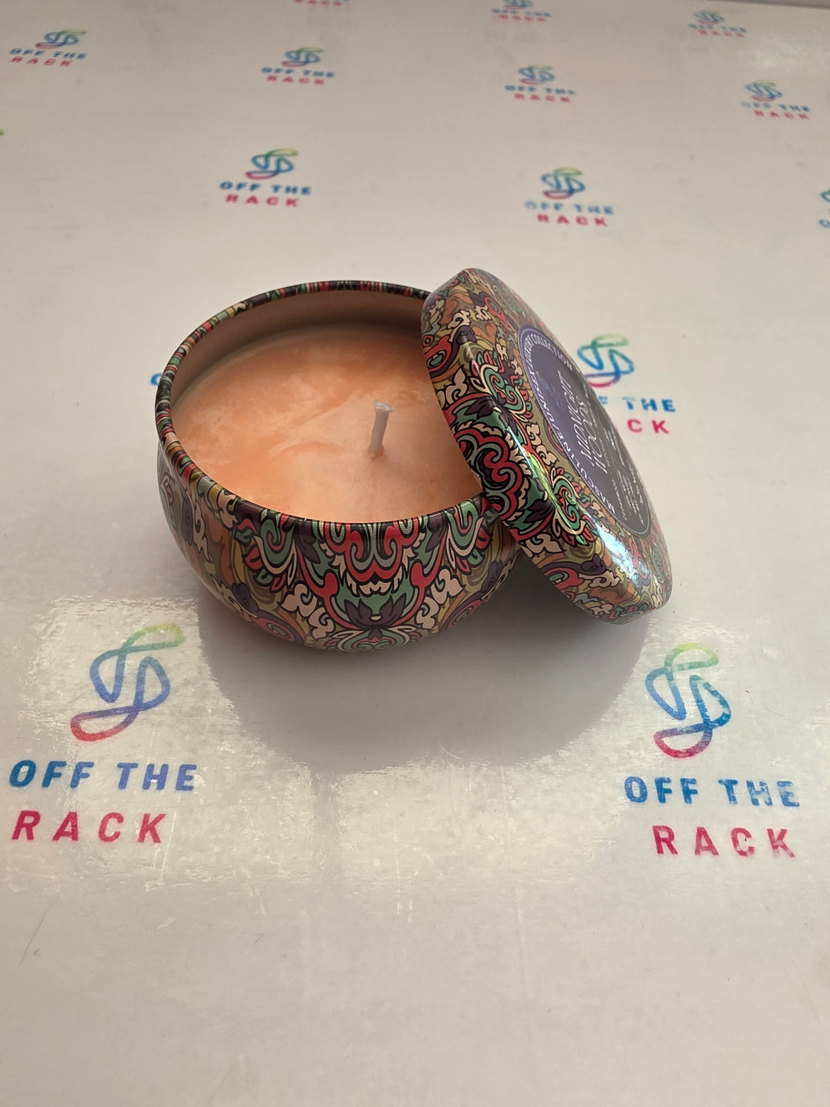 Midnight Woods Mandala Tin Candle