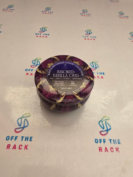 Smoked Vanilla Oud Mandala Tin Candle