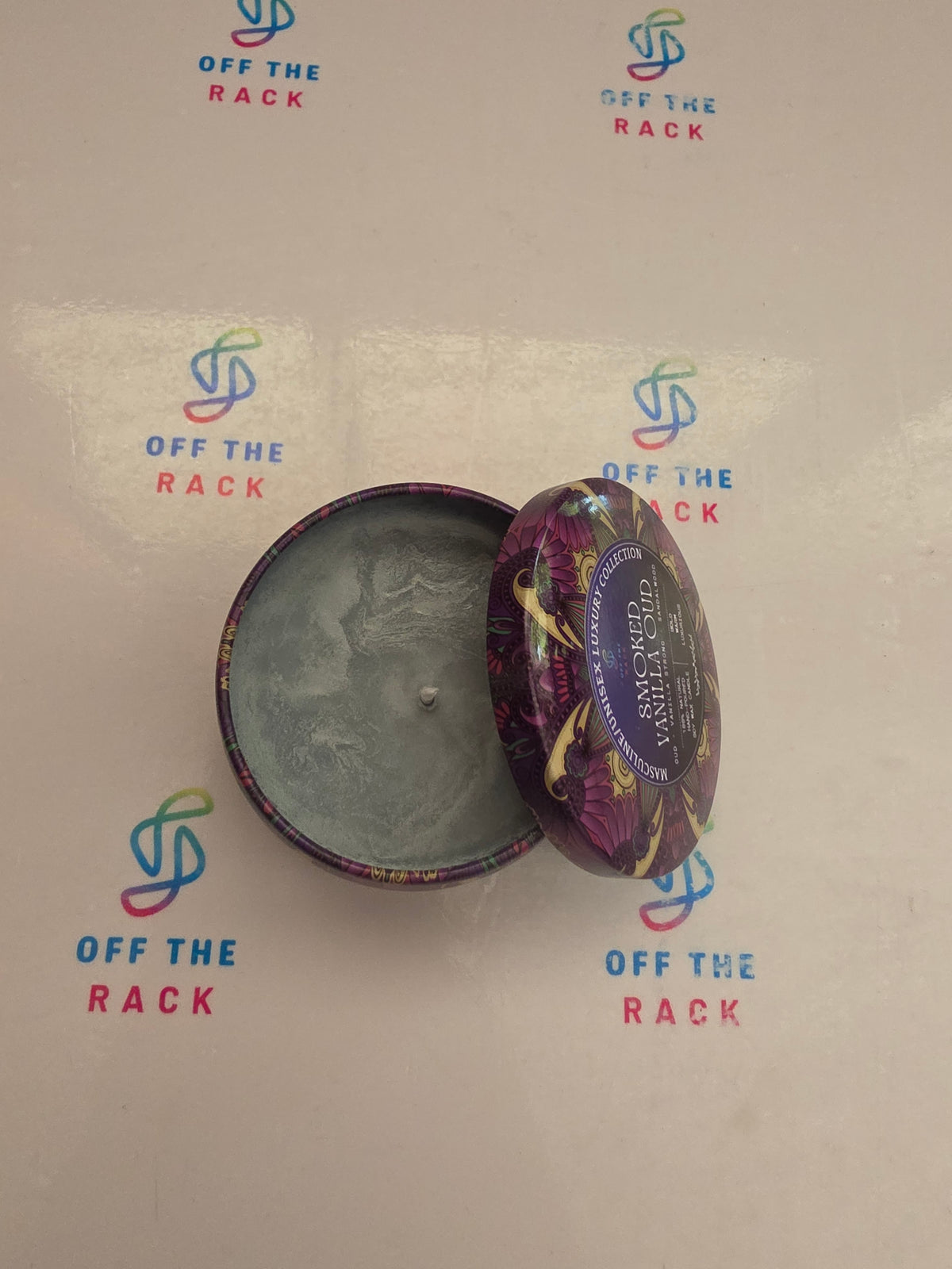 Smoked Vanilla Oud Mandala Tin Candle