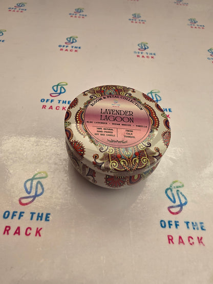 Lavender Lagoon Mandala Tin Candle