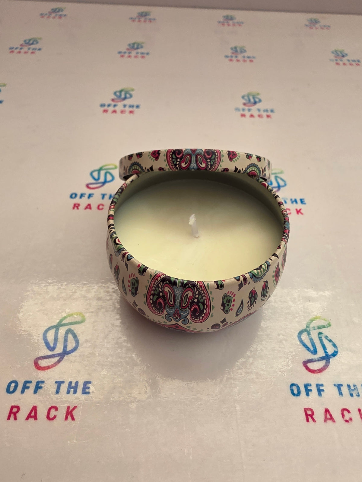 Creamy Coconut Drift Mandala Tin Candle