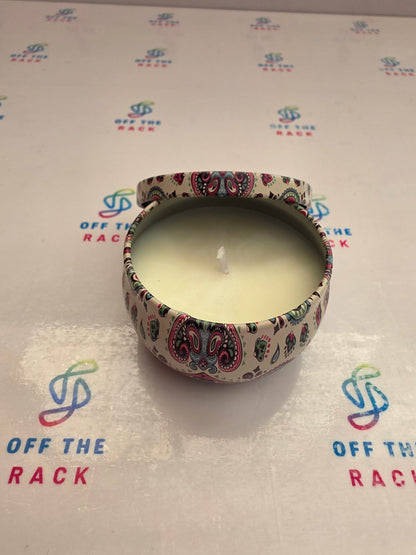 Creamy Coconut Drift Mandala Tin Candle