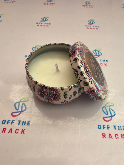 Creamy Coconut Drift Mandala Tin Candle