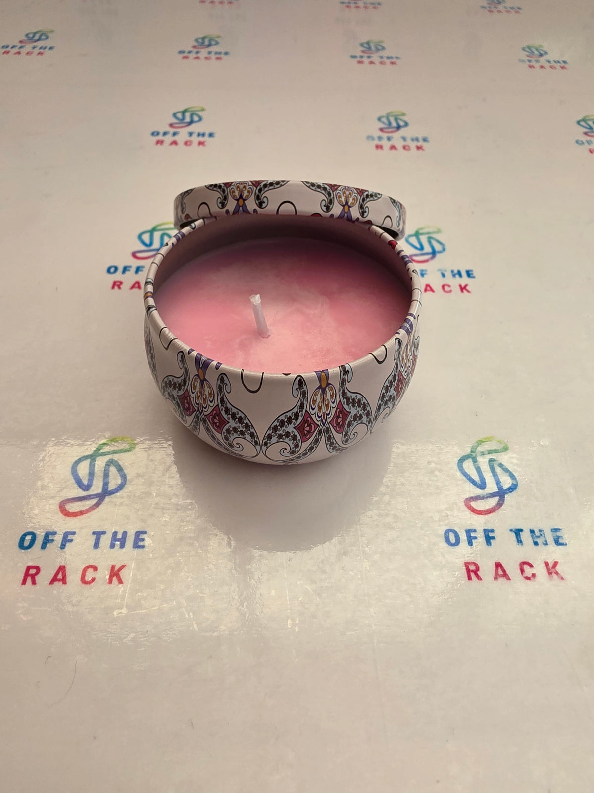 Cherry Blossom Dream Mandala Tin Candle