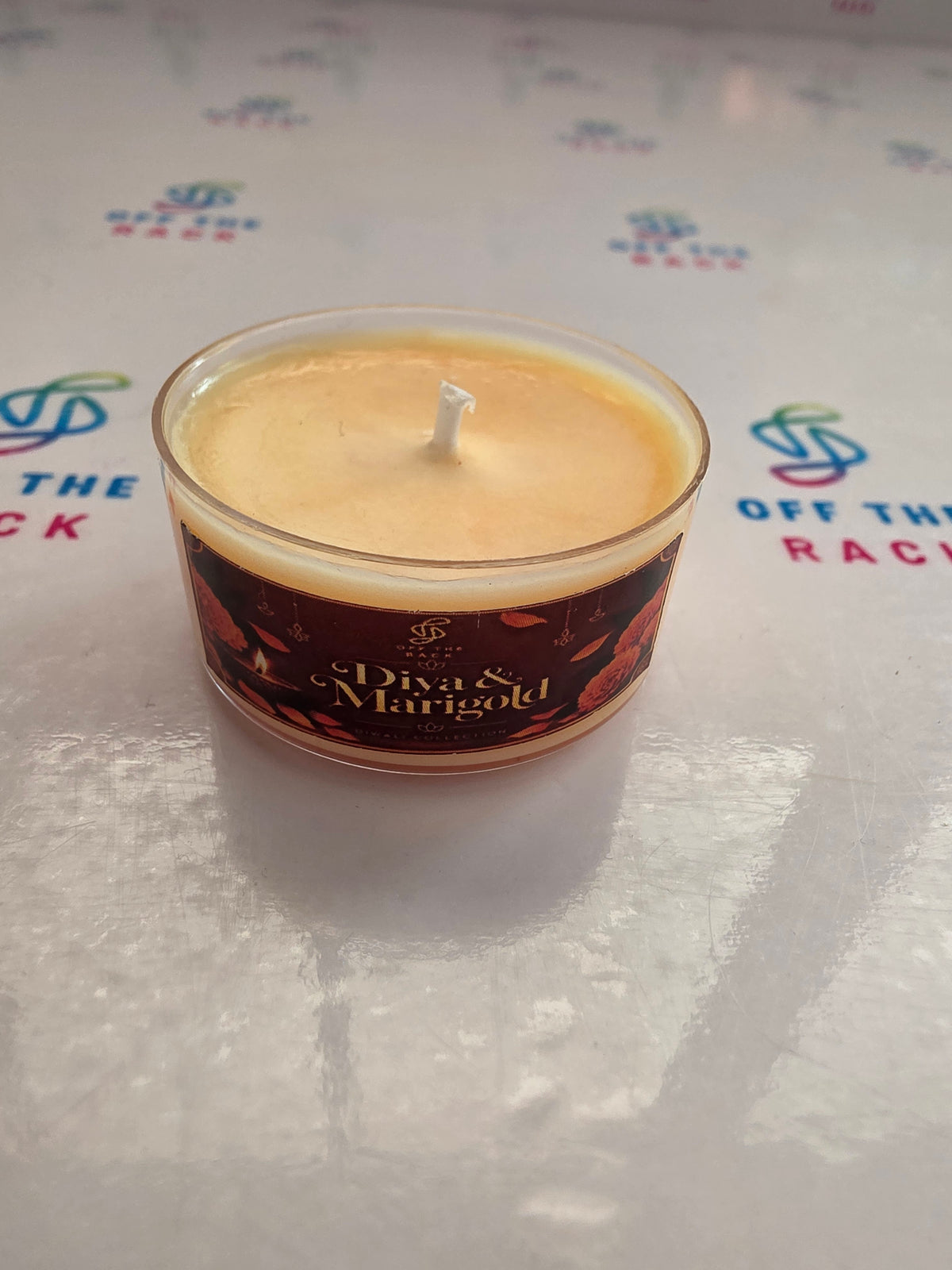Diya & Marigold Tealight Candle