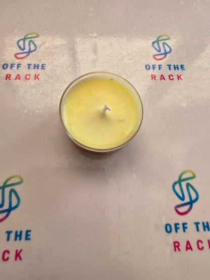 Golden Petals Tealight Candle
