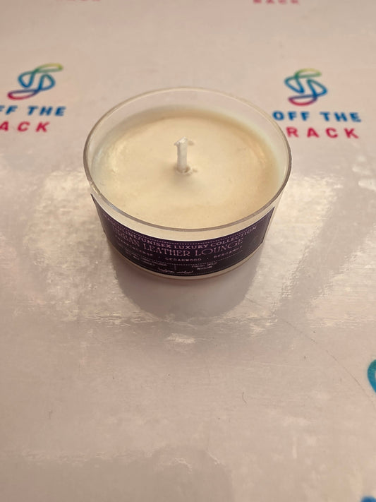 Urban Leather Lounge Tealight Candle