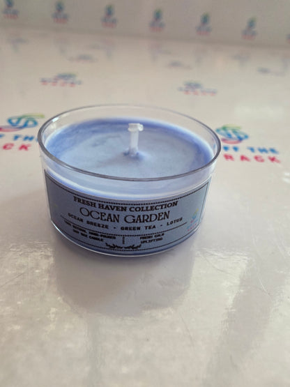 Ocean Garden Tealight Candle