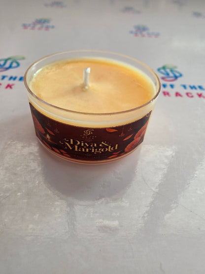 Diya & Marigold Tealight Candle