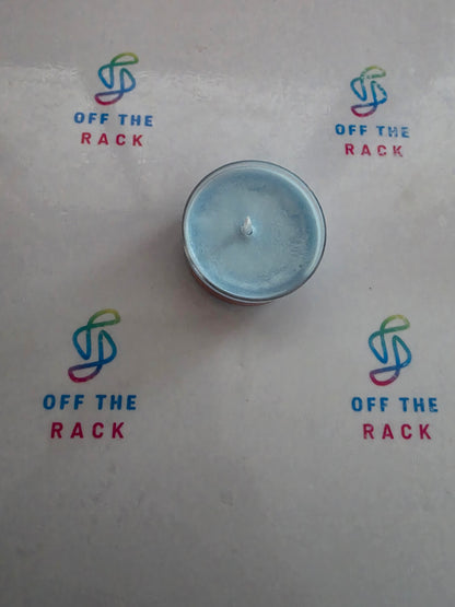 Soft Coastal Light Tealight Candle
