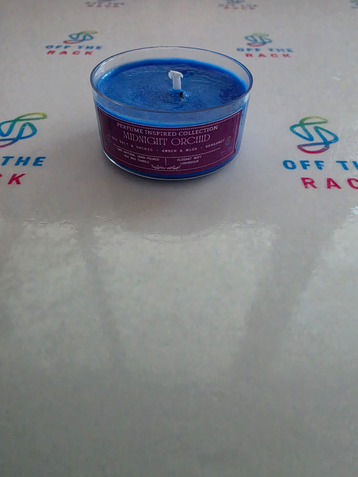 Midnight Orchid Tealight Candle