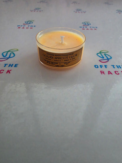 Golden Apricot Glow Tealight Candle