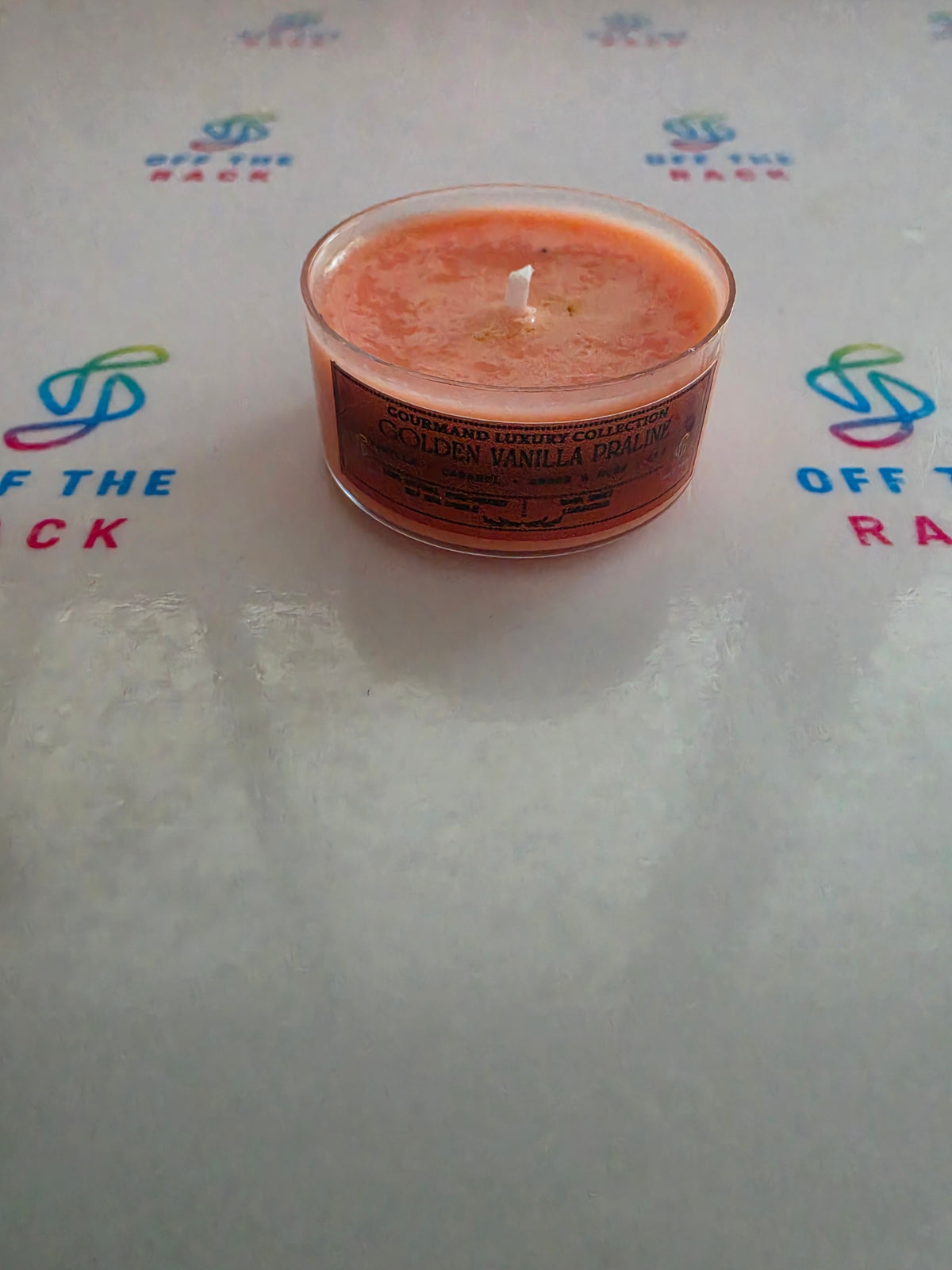 Golden Vanilla Praline Tealight Candle