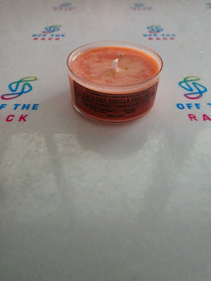 Golden Vanilla Praline Tealight Candle