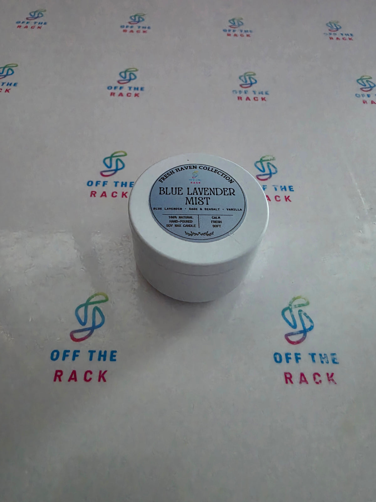 Blue Lavender Mist Mini Jar Candle