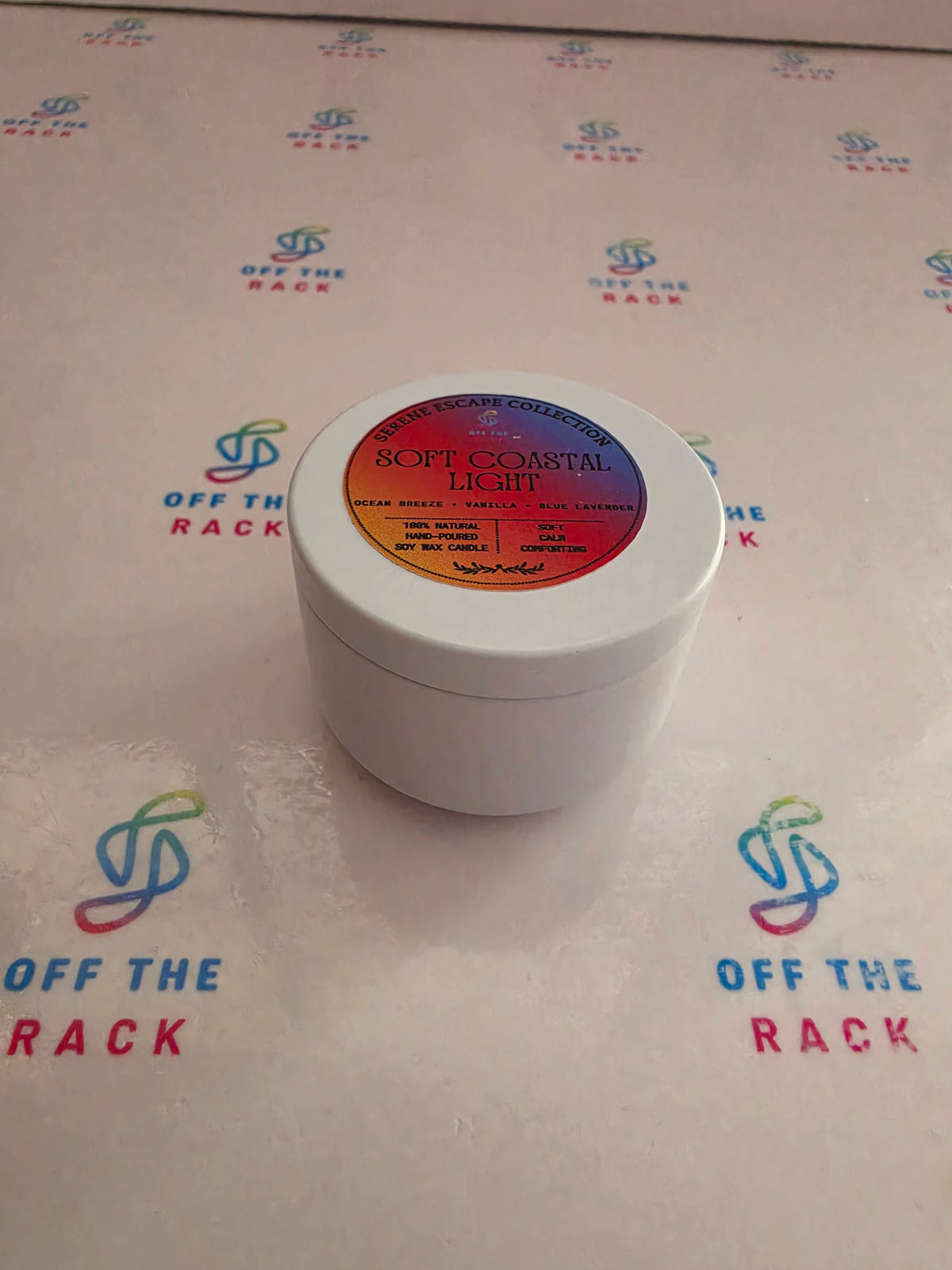 Soft Coastal Light Mini Jar Candle