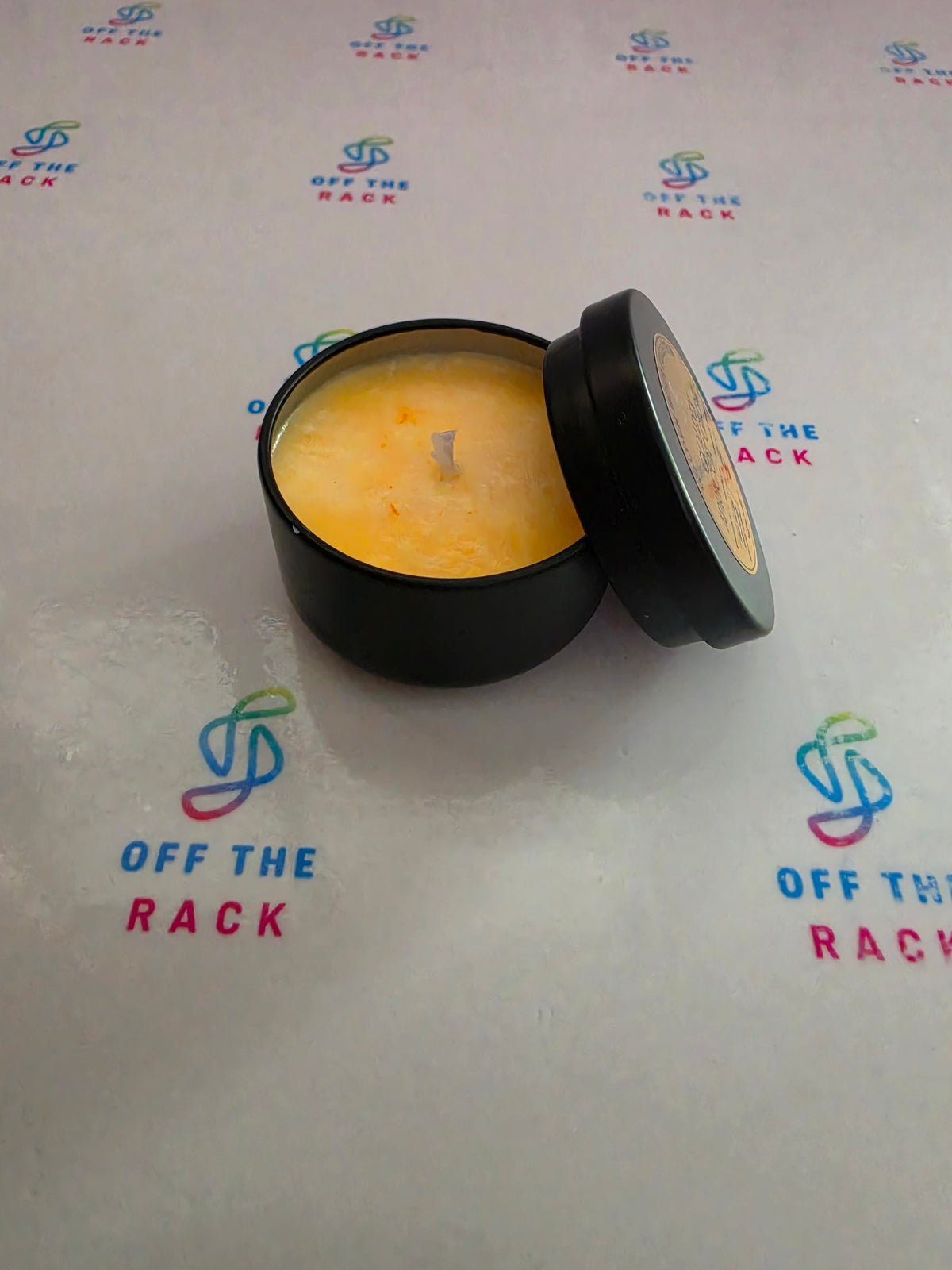Golden Apricot Glow Mini Jar Candle