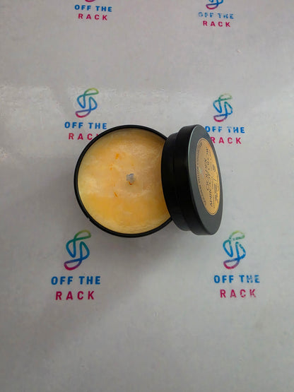 Golden Apricot Glow Mini Jar Candle