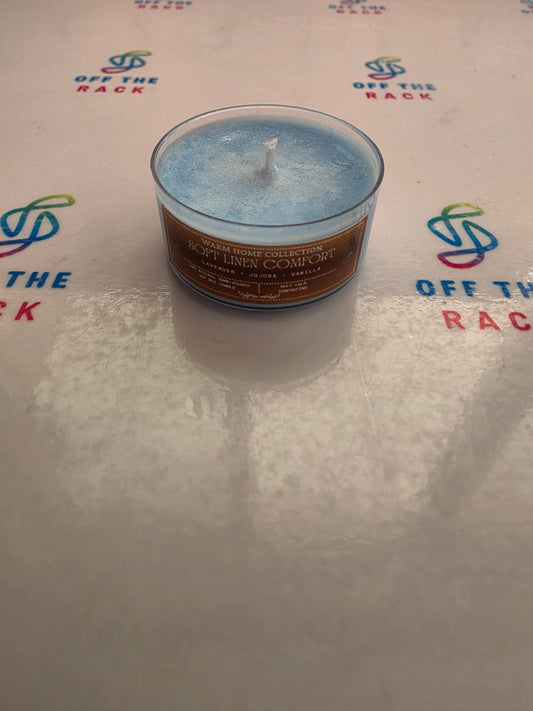 Soft Linen Comfort Tealight Candle