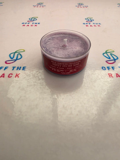 Sweet Peony Kiss Tealight Candle