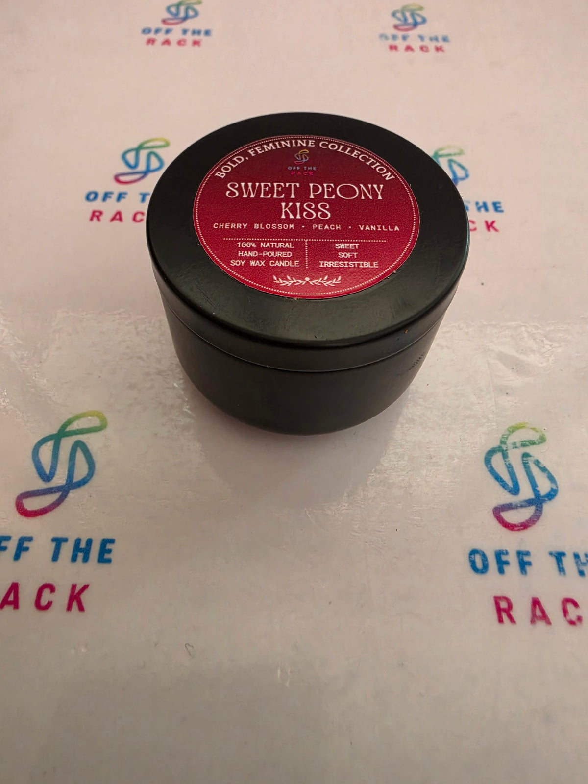 Sweet Peony Kiss Mini Jar Candle