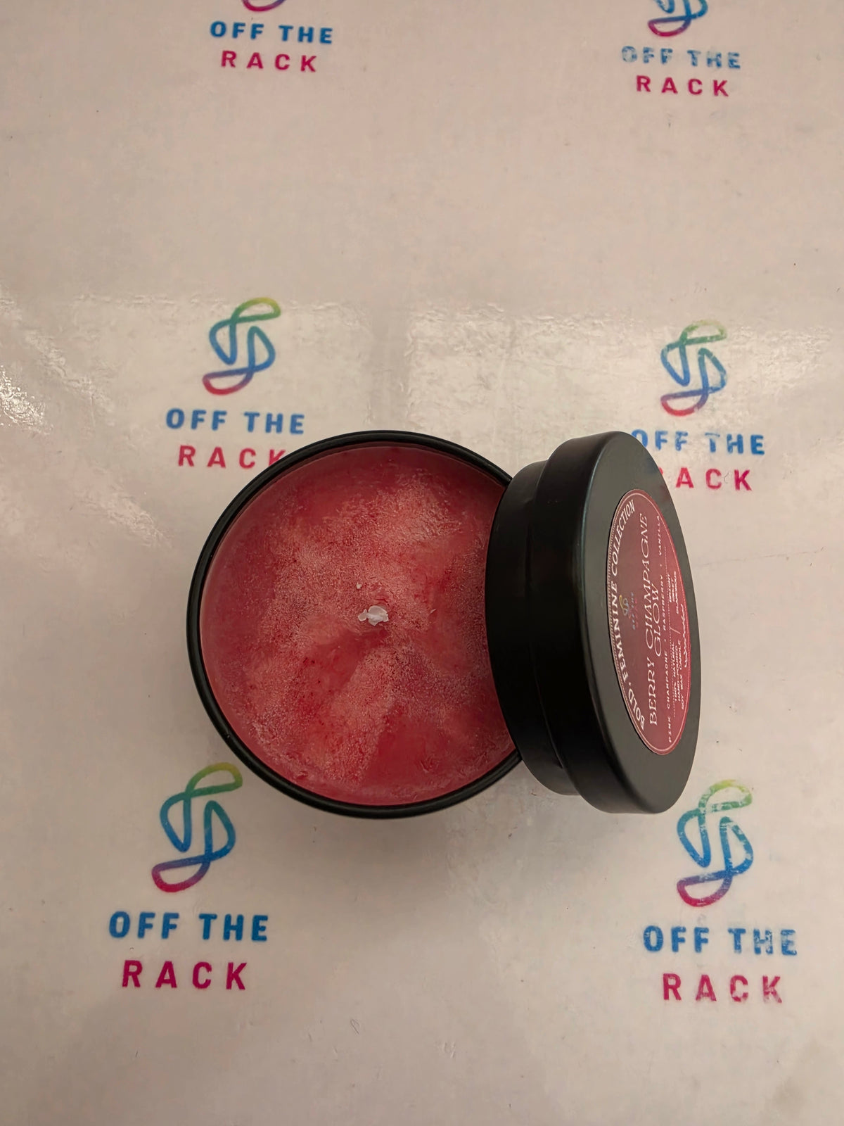 Berry Champagne Glow Mini Jar Candle