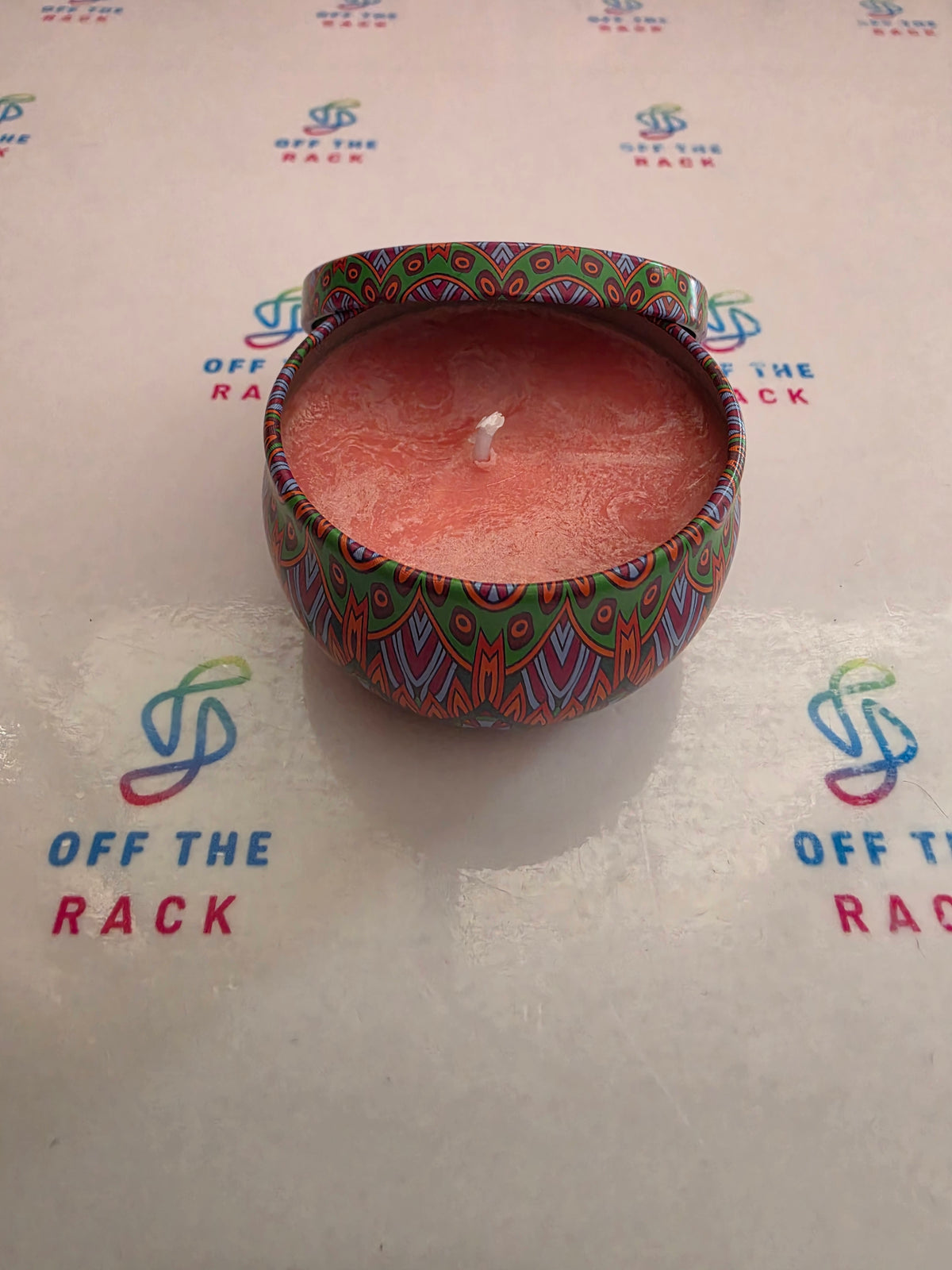 Diwali Mithai Mandala Tin Candle