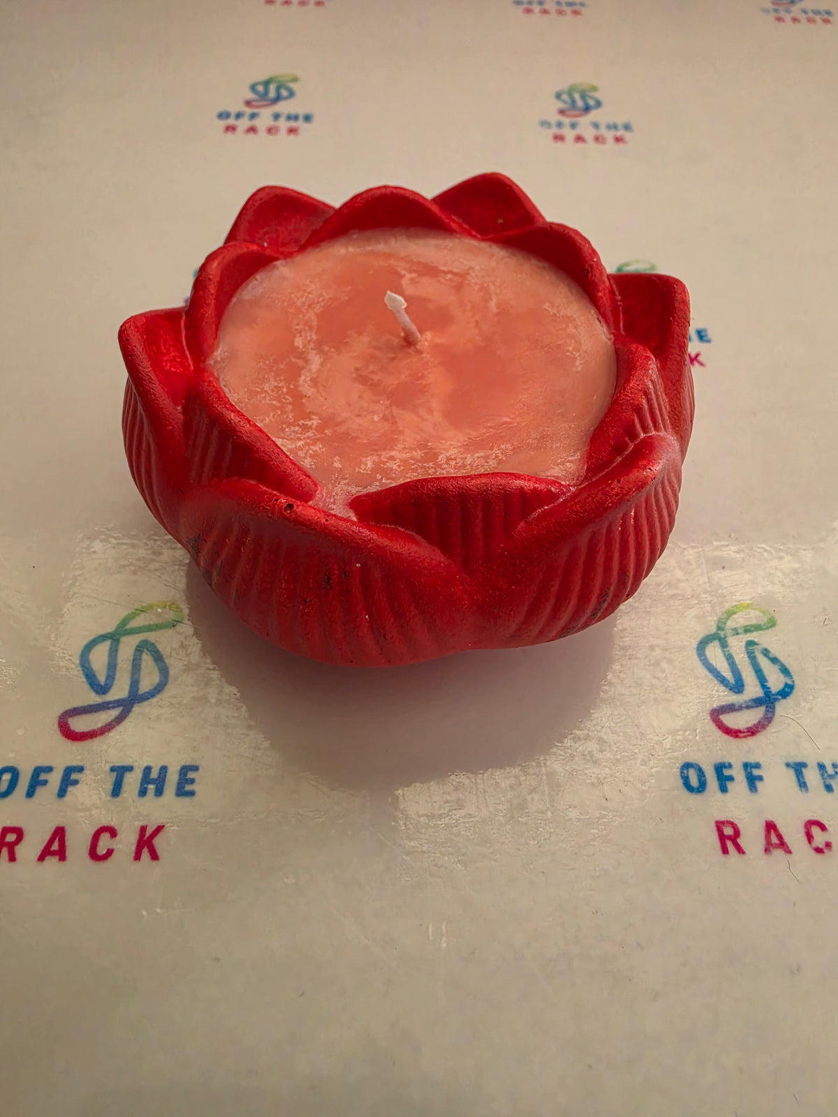Diwali Mithai Lotus Candle