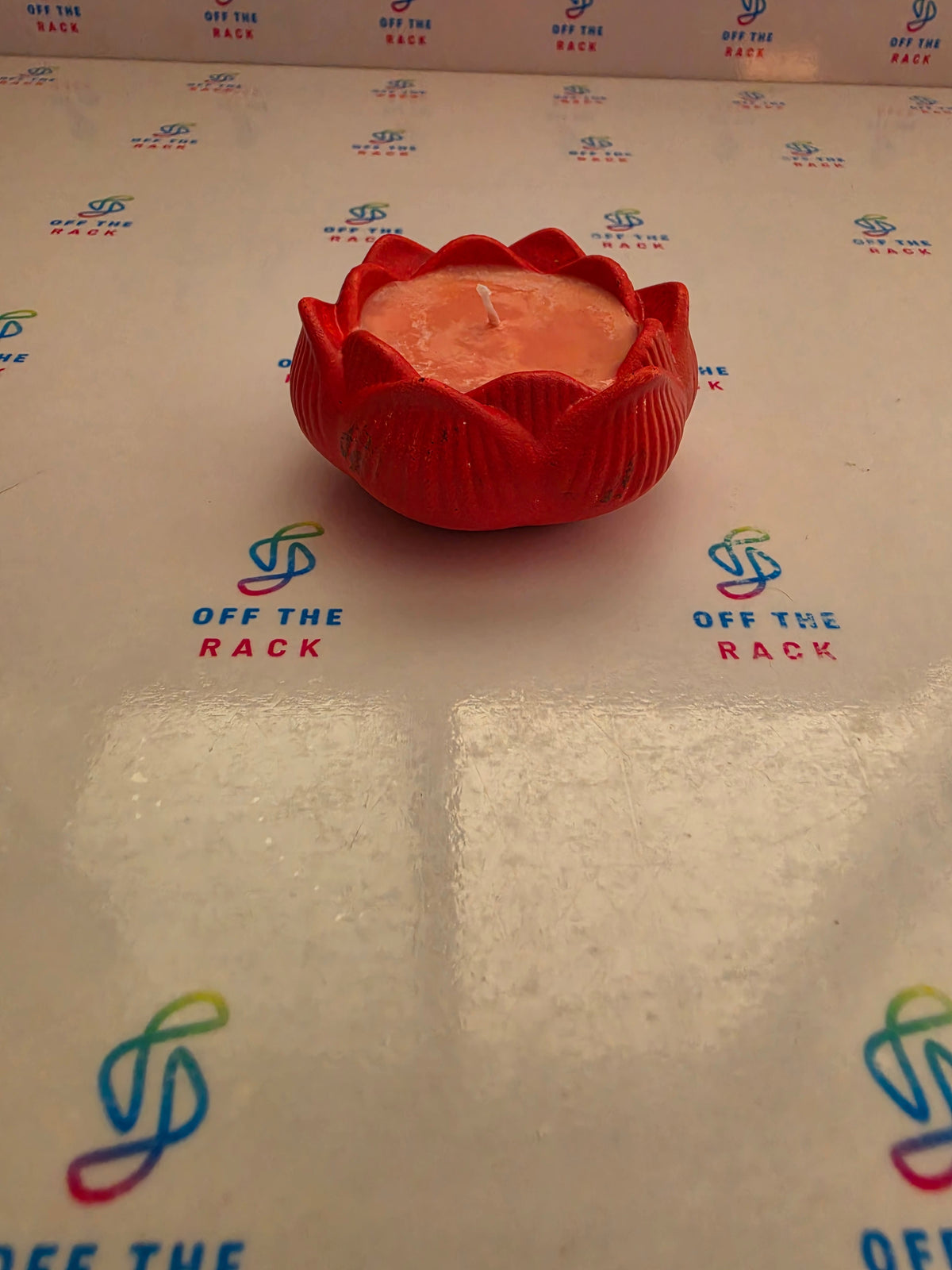 Diwali Mithai Lotus Candle