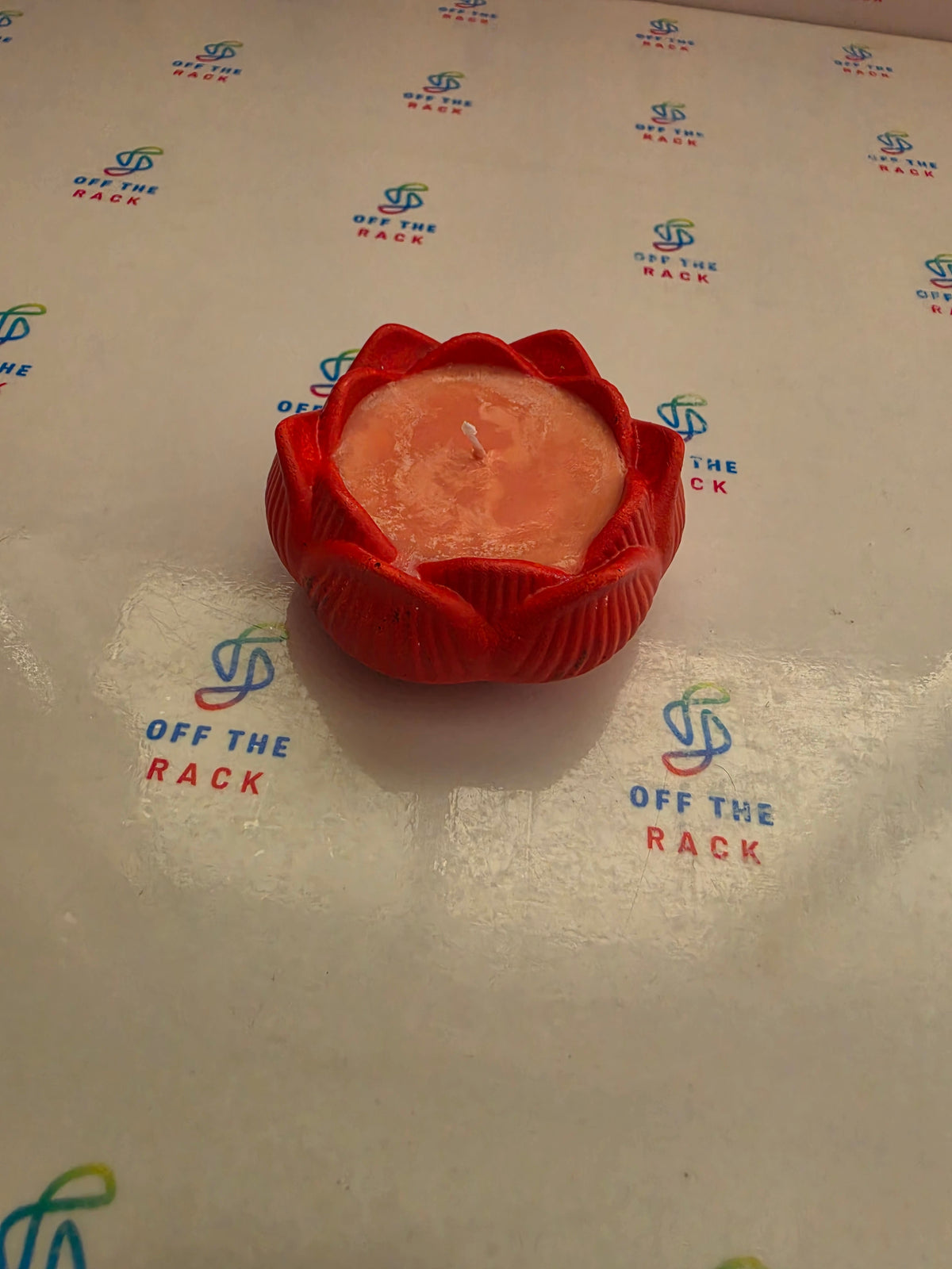 Diwali Mithai Lotus Candle